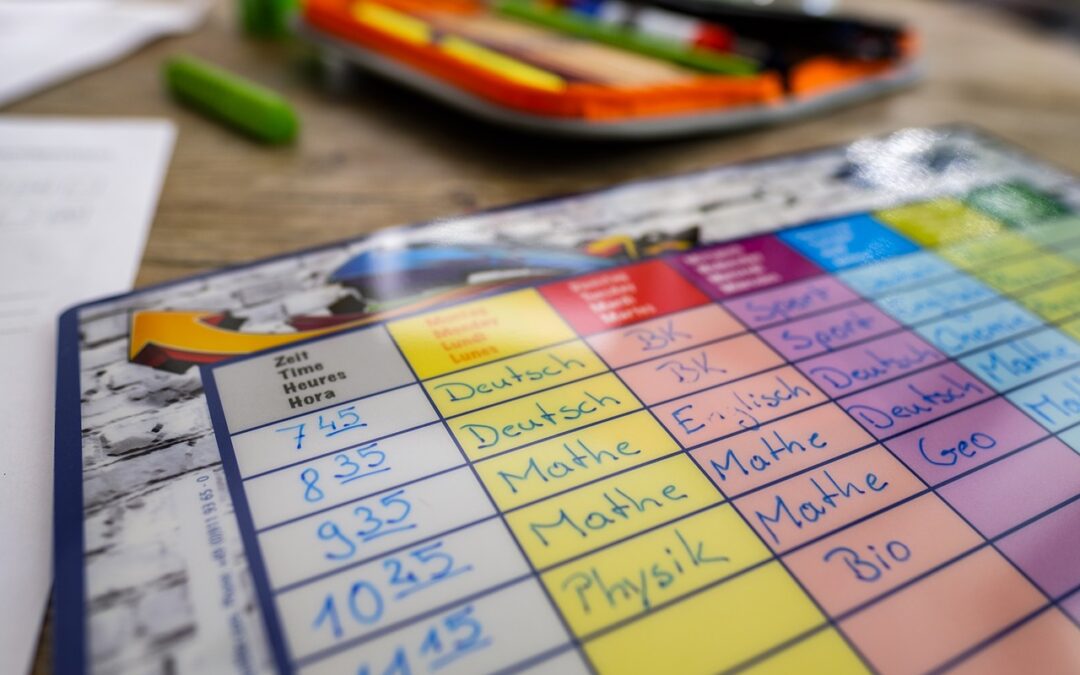 La rentrée est là : le planning c&rsquo;est par ici et par là !