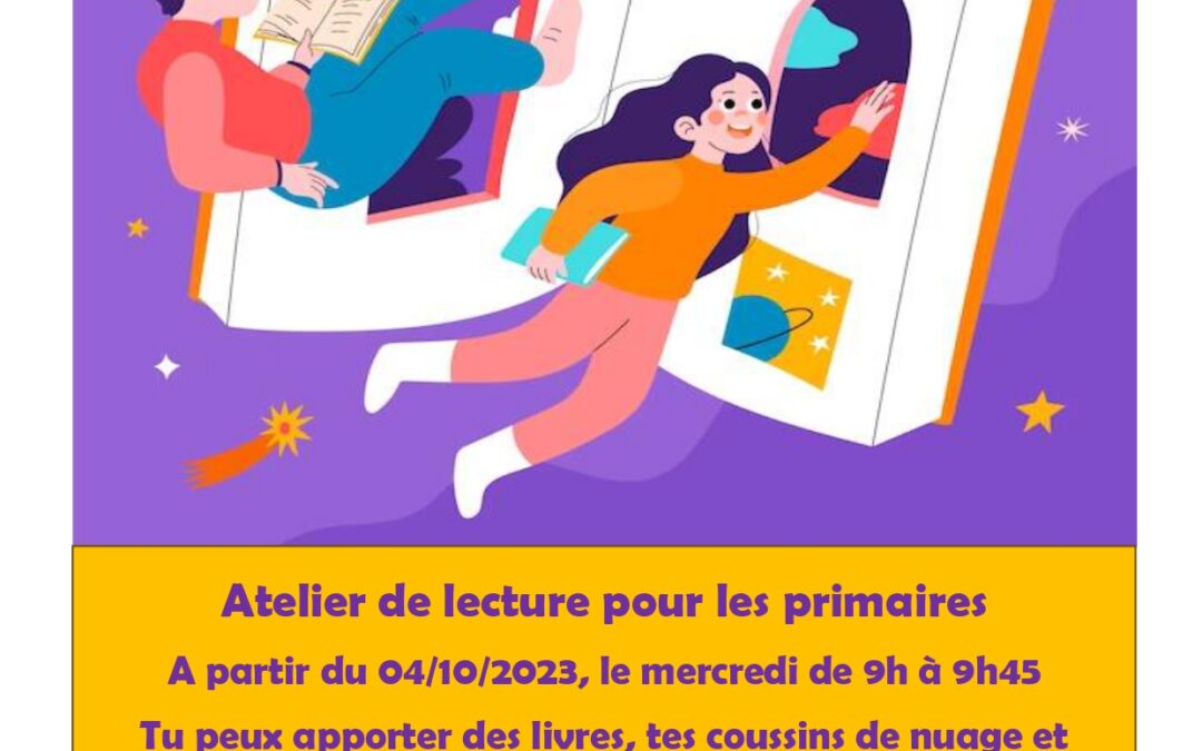 Atelier lecture pour les enfants (5-10 ans)