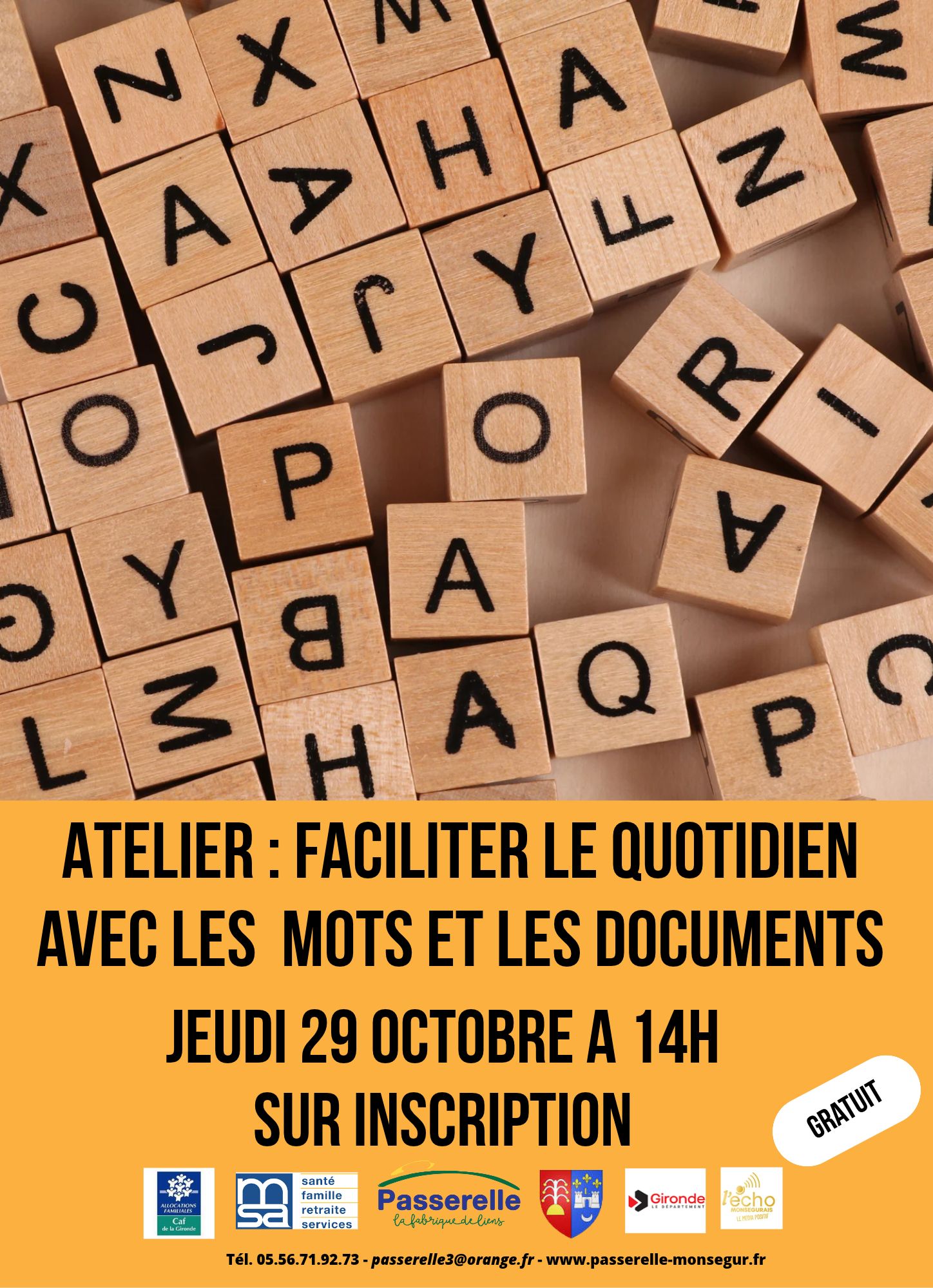 Atelier faciliter le quotidien avec les mots et les documents